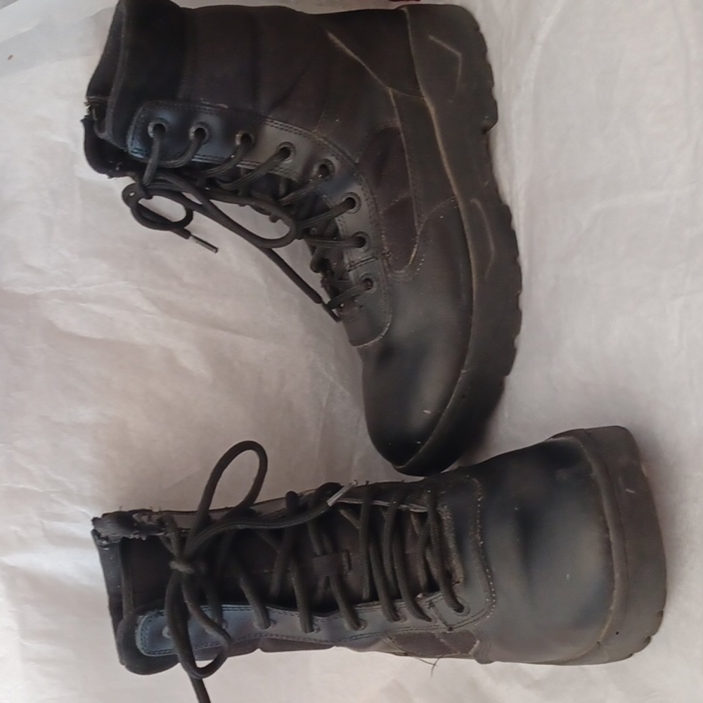RG RESPONSE GEAR TACTICAL BOOTS side zip 1061 size 9